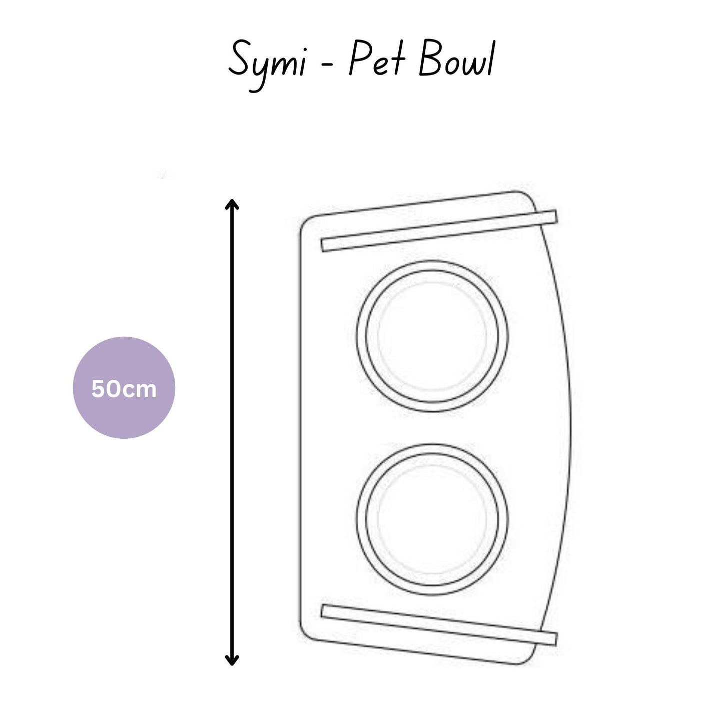 Pet Bowl Symi - Pet Bowls, Feeders & Waterers - Luxury Dog House - ewoodcollection.com