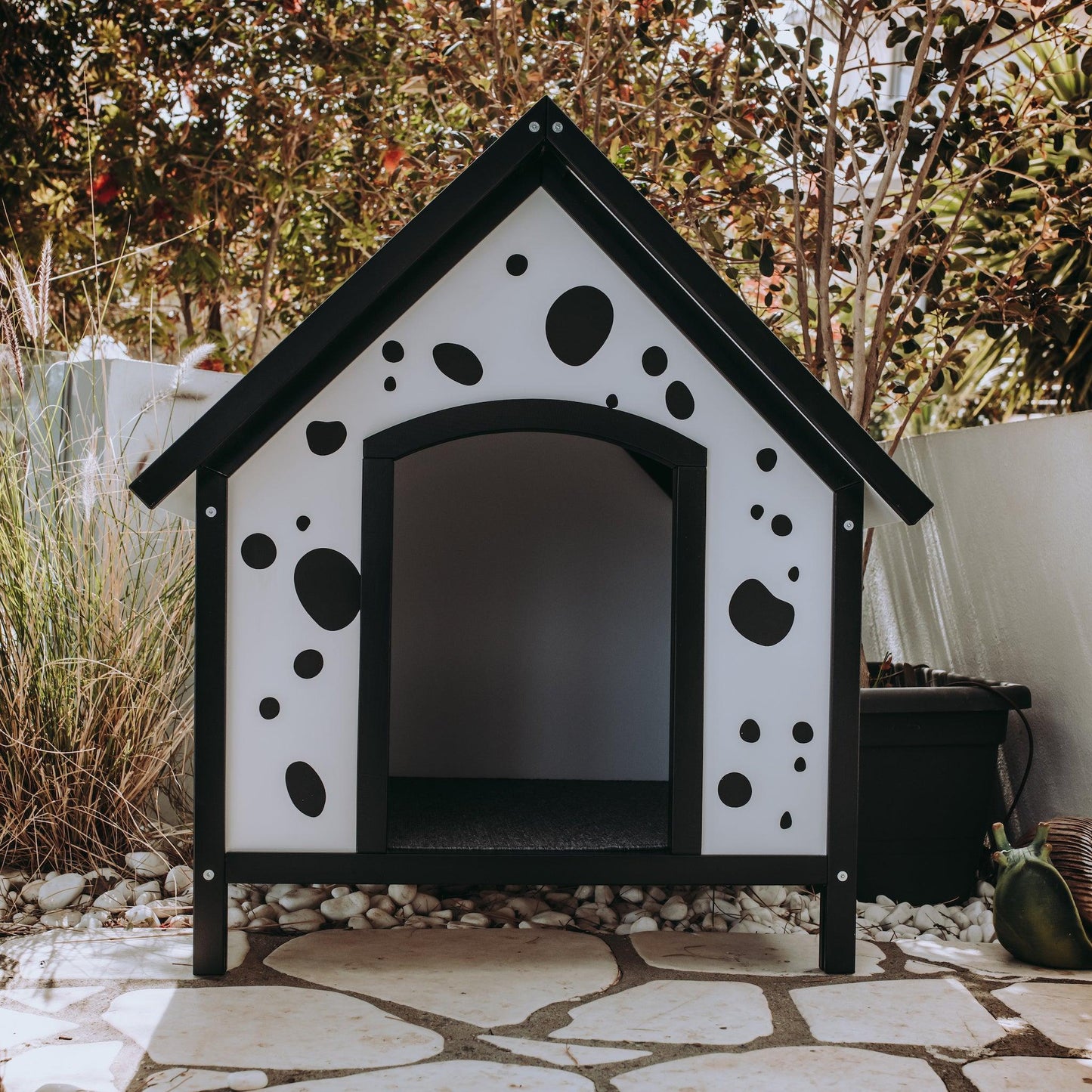 Outdoor Dog House Santorini - Dog Houses - Luxury Dog House - ewoodcollection.com