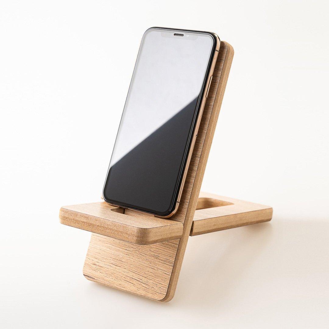 Cell Phone Stand - Mobile Phone Stands - e-WOOD Collection - ewoodcollection.com