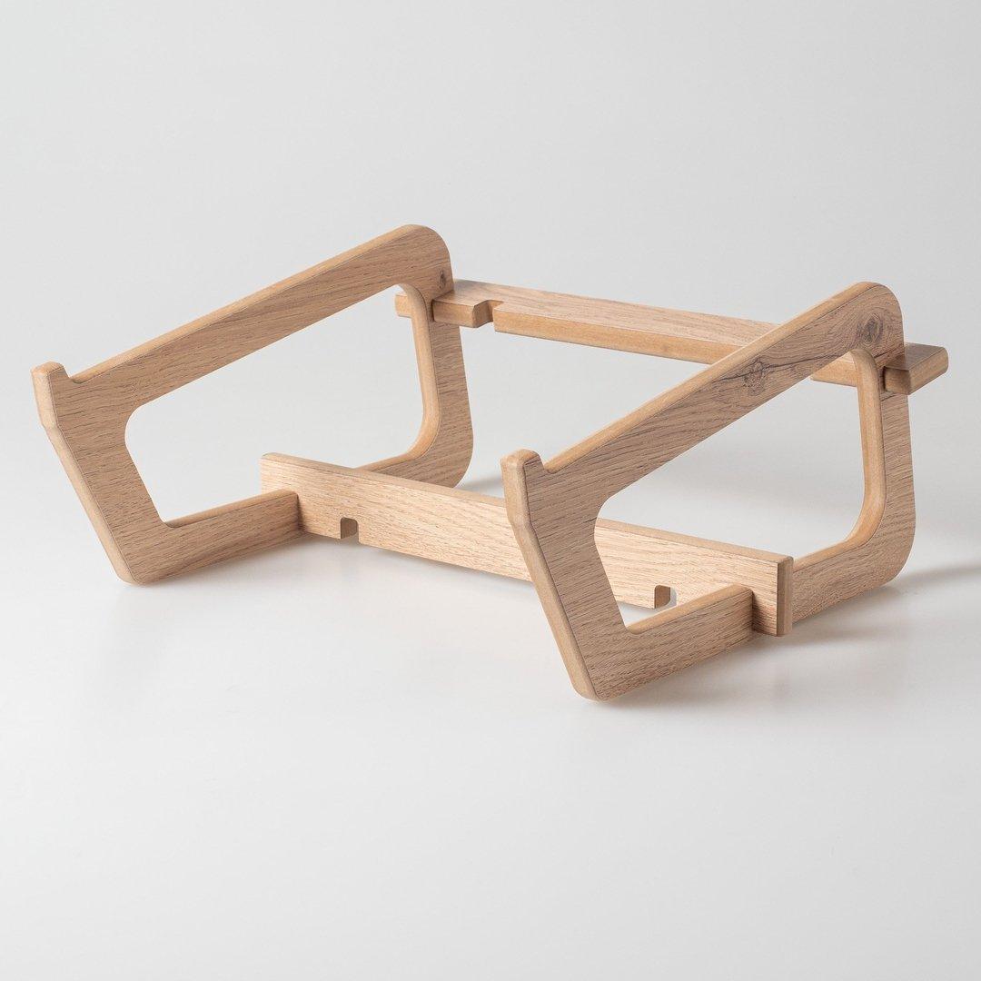 Elevated Laptop Stand - Laptop Docking Stations - e-WOOD Collection - ewoodcollection.com