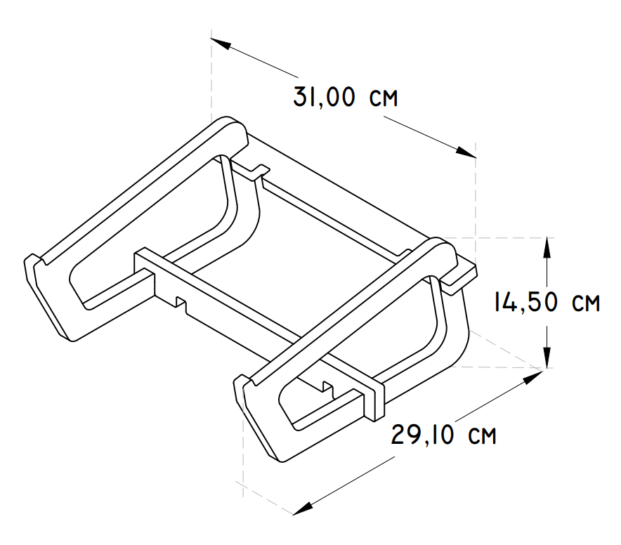 Elevated Laptop Stand - Laptop Docking Stations - e-WOOD Collection - ewoodcollection.com