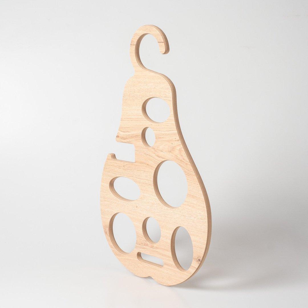 Scarf Organizer - Closet Organizers & Garment Racks - e-WOOD Collection - ewoodcollection.com