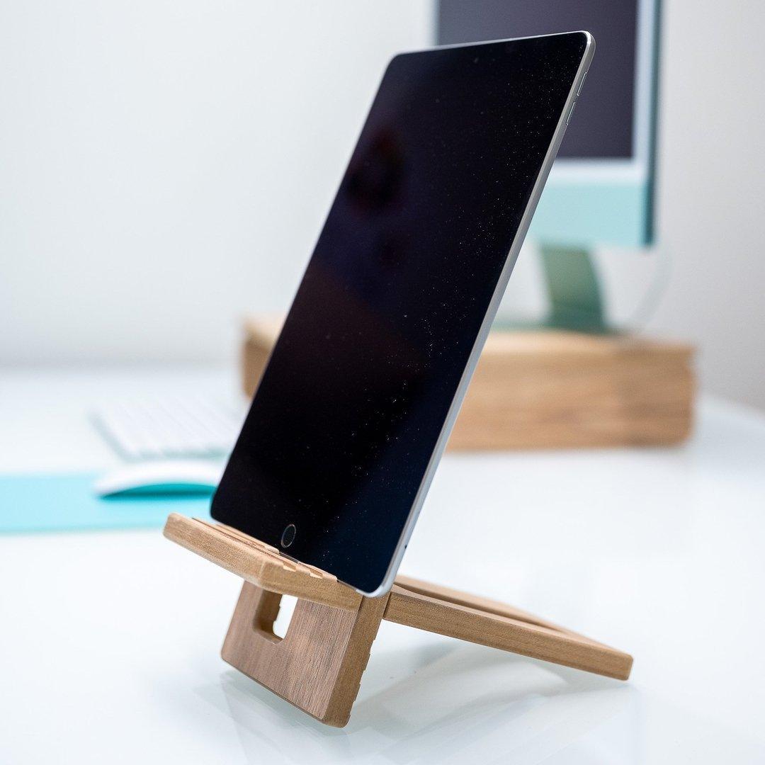 Tablet Stand - Tablet Computer Docks & Stands - e-WOOD Collection - ewoodcollection.com