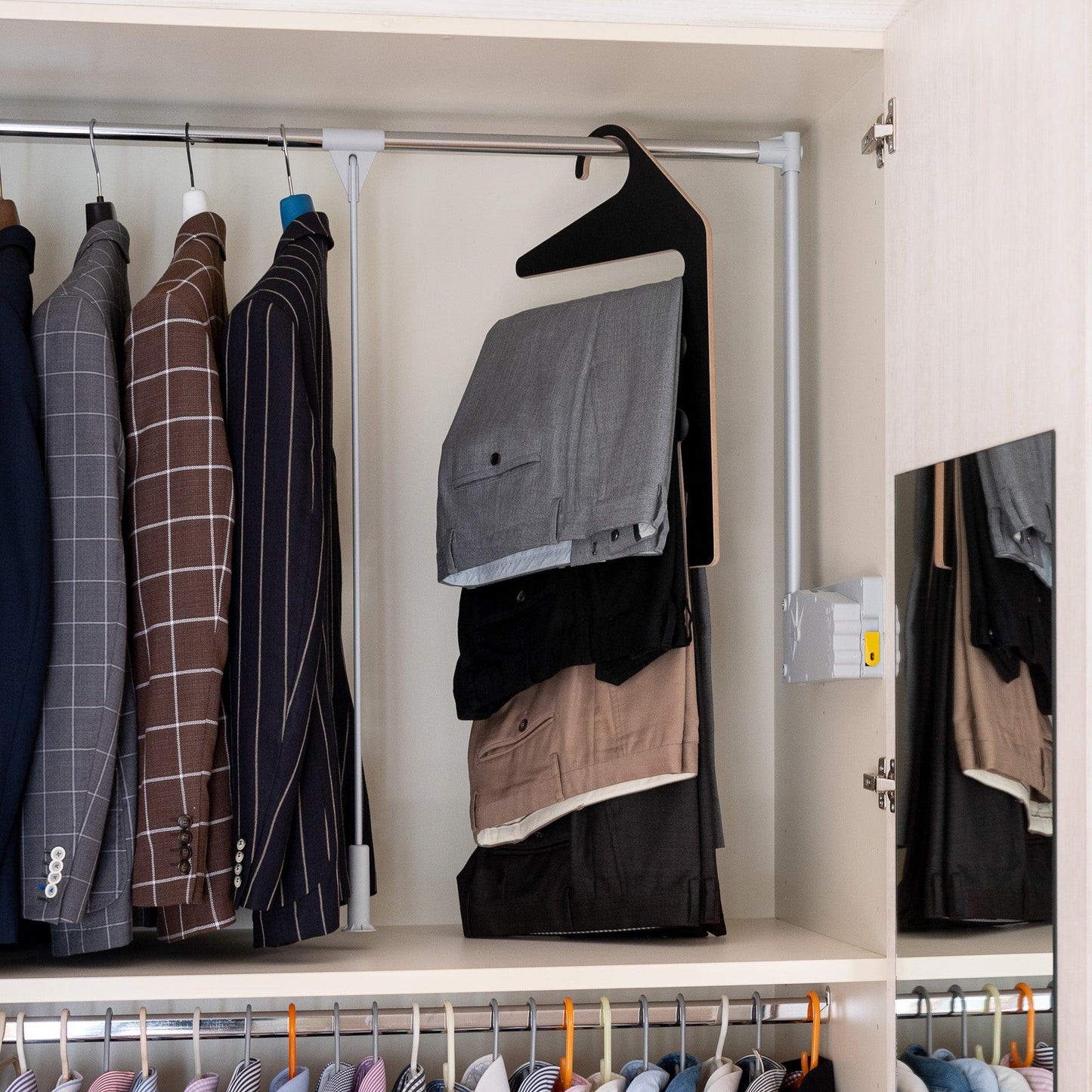 Trouser Rack - Closet Organizers & Garment Racks - e-WOOD Collection - ewoodcollection.com