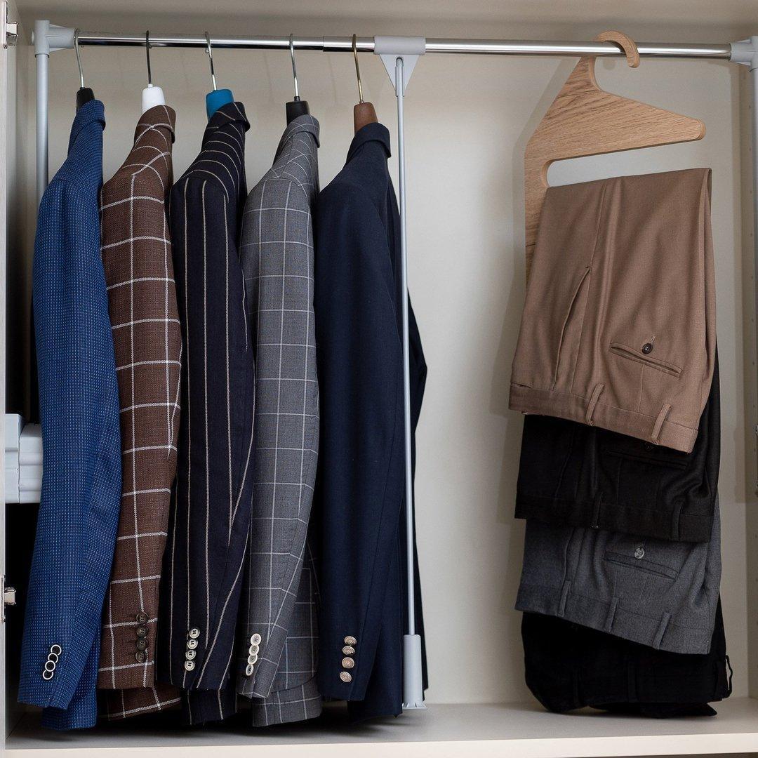 Trouser Rack - Closet Organizers & Garment Racks - e-WOOD Collection - ewoodcollection.com