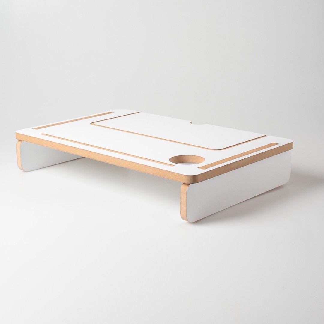 Universal Monitor Stand - Computer Risers & Stands - e-WOOD Collection - ewoodcollection.com