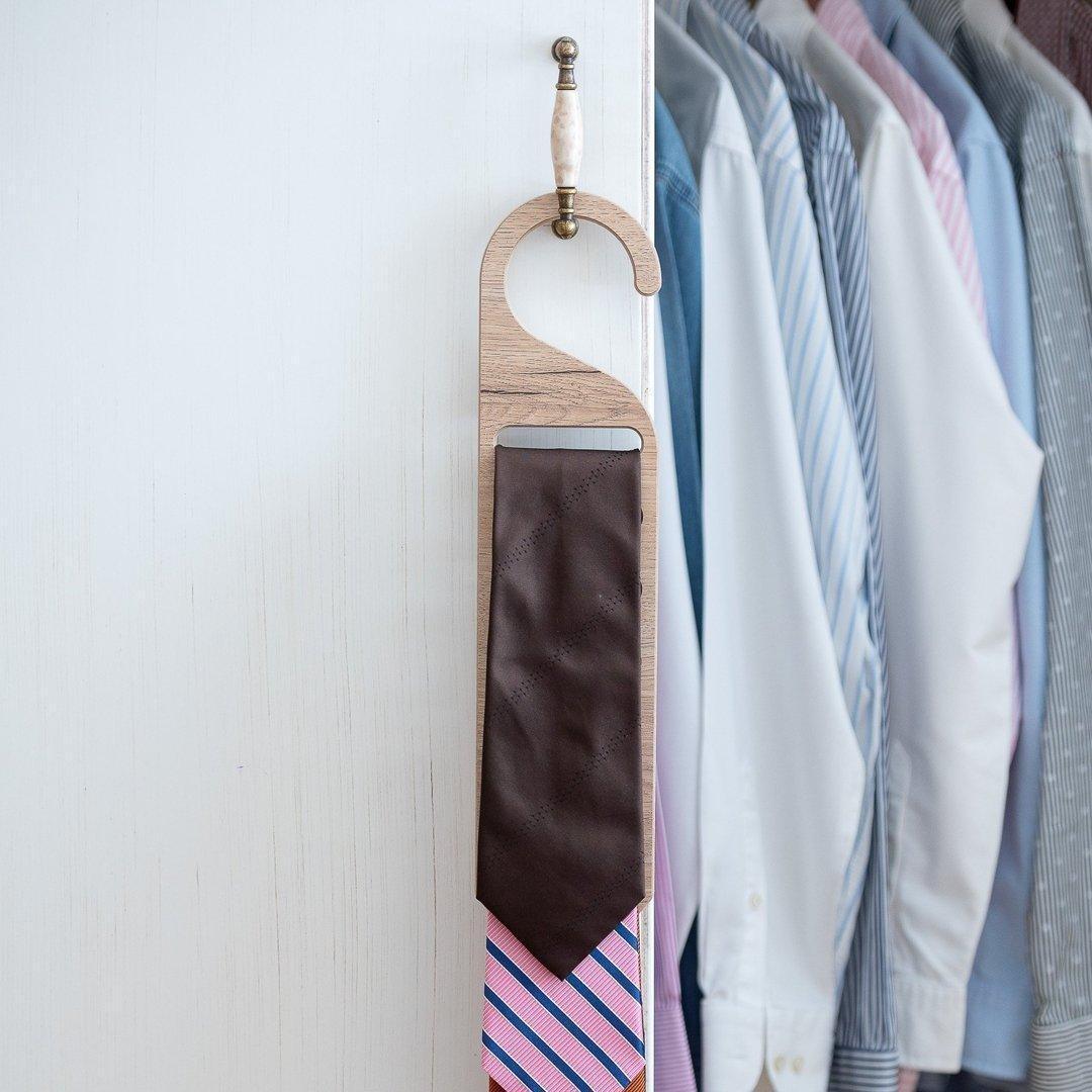 Tie Rack - Closet Organizers & Garment Racks - e-WOOD Collection - ewoodcollection.com
