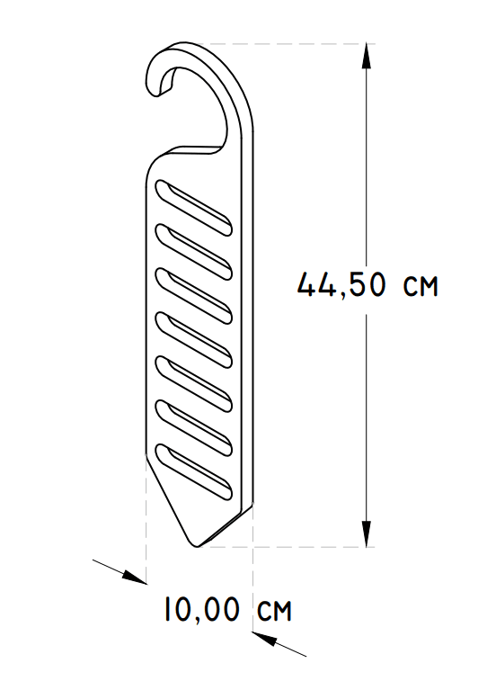 Tie Rack - Closet Organizers & Garment Racks - e-WOOD Collection - ewoodcollection.com