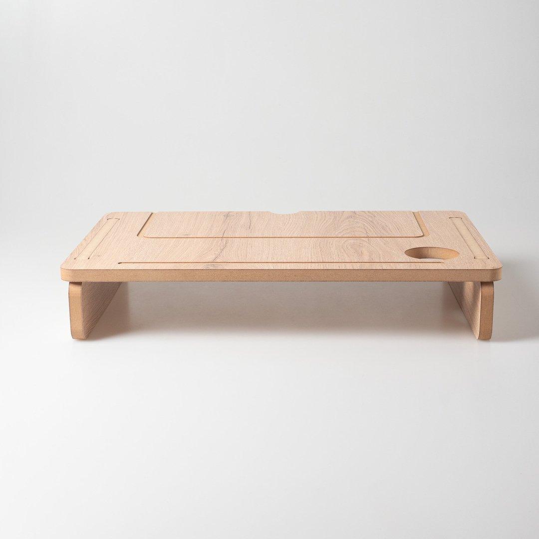 Universal Monitor Stand - Computer Risers & Stands - e-WOOD Collection - ewoodcollection.com